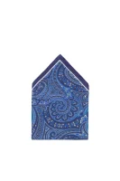 jedwabna dekorativni robček za žepke BOSS BLACK 	modra	