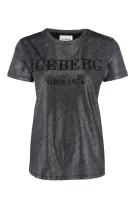 t-shirt | regular fit Iceberg 	srebrna	