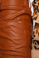 Usnjeni hlače STEEVAL | Slim Fit Silvian Heach 	rjava	