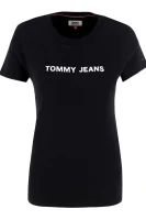 t-shirt | regular fit Tommy Jeans 	črna	