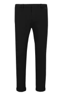 hlače glen183d | slim fit HUGO 	črna	