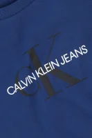 Majica MONOGRAM LOGO | Regular Fit CALVIN KLEIN JEANS 	temno modra	