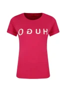 t-shirt denna_4 | slim fit HUGO 	roza	