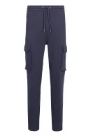hlače trenirkaowe senman | regular fit BOSS ORANGE 	temno modra	