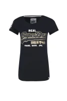 t-shirt vintage logo | regular fit Superdry 	črna	