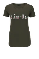 t-shirt | regular fit Liu Jo Sport 	kaki barva	