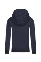 dvostranska jakna | regular fit BOSS Kidswear 	temno modra	