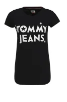 t-shirt tjw star logo | slim fit Tommy Jeans 	črna	