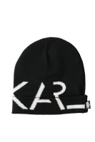 Kapa PULL ON | z dodatkom volne Karl Lagerfeld Kids 	črna	