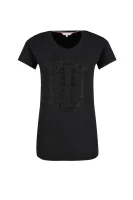 t-shirt merina | regular fit Tommy Hilfiger 	črna	