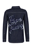 srajca karson dry | regular fit | denim Pepe Jeans London 	temno modra	
