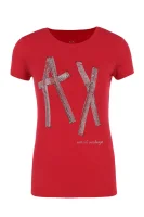 t-shirt | slim fit Armani Exchange 	rdeča	