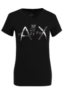 t-shirt | regular fit Armani Exchange 	črna	