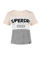 t-shirt la boxy | regular fit Superdry 	roza	
