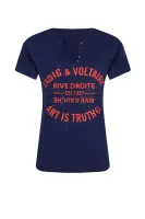 t-shirt tunisien mc blason | regular fit Zadig&Voltaire 	temno modra	