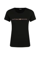 t-shirt | slim fit | cotton stretch Emporio Armani 	črna	
