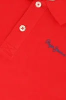 polo thor jr | regular fit | custom slim fit Pepe Jeans London 	rdeča	