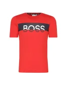 majica | regular fit BOSS Kidswear 	rdeča	