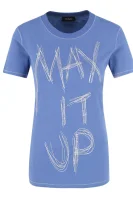 t-shirt doralice | slim fit MAX&Co. 	modra	