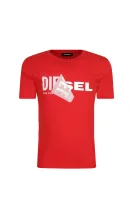 t-shirt tdiego | regular fit Diesel 	rdeča	