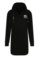 Obleka Armani Exchange 	črna	