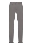 Pantaloni chino Schino-Taber D | Tapered BOSS ORANGE 	siva	