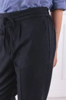 volneni hlače drawstring jogger | regular fit Calvin Klein 	črna	