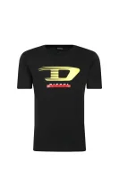 t-shirt tjusty4 | regular fit Diesel 	črna	