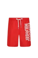 kratke hlače  medium drawstring | regular fit Tommy Hilfiger Swimwear 	rdeča	