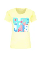 t-shirt brooke | regular fit Pepe Jeans London 	rumena	