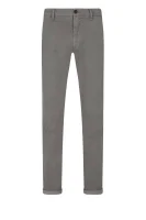 hlače chino schino | slim fit BOSS ORANGE 	siva	