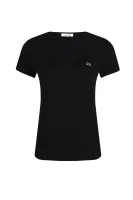 t-shirt | slim fit Lacoste 	črna	