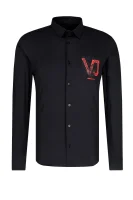 majica easy | extra slim fit Versace Jeans 	črna	