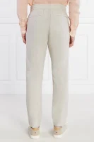 Laneni hlače Sanderson-L | Tapered fit BOSS ORANGE 	bež	