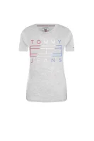 t-shirt clean tommy flag | regular fit Tommy Jeans 	pepelnata	