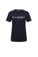 t-shirt tommy star Tommy Hilfiger 	temno modra	