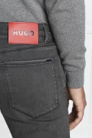 Kavbojke Hugo 708 | Slim Fit HUGO 	grafitna barva	