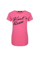 t-shirt karls muse Karl Lagerfeld 	roza	