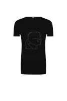 t-shirt lightning bolt Karl Lagerfeld 	črna	
