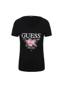 t-shirt rose l.a. GUESS 	črna	