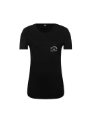 t-shirt logo pocket | regular fit Karl Lagerfeld 	črna	