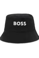Dvostranski klobuk BOSS Kidswear 	črna	
