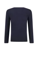 pulover tommy | regular fit Tommy Hilfiger 	temno modra	