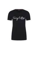 t-shirt aila | regular fit Tommy Hilfiger 	črna	