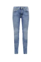 kavbojke finly 45yrs | skinny fit | low rise Pepe Jeans London 	modra	
