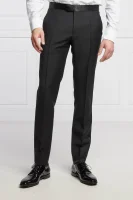 Volneni hlače H-Genius | Slim Fit BOSS BLACK 	črna	