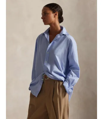 Srajca POLO RALPH LAUREN | 	svetlo modra barva Oversize fit 211968220
