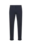 hlače chino leeman3-9-w | slim fit BOSS GREEN 	temno modra	