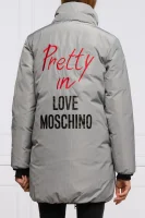 dvostranska jakna | regular fit Love Moschino 	siva	