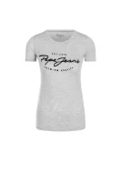 t-shirt charleen | slim fit Pepe Jeans London 	siva	